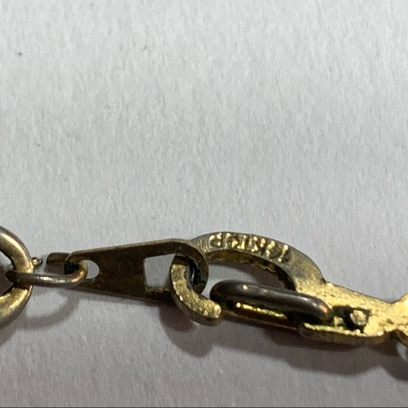 Vintage 14 KT GP Gold Plated Chain Necklace Infinity Figure 8 S Shape Links 24” - Picture 8 of 8